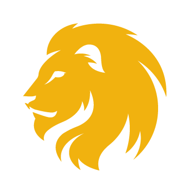 狮子头一色金色标志.