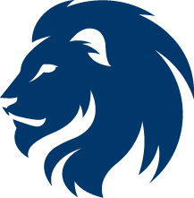 蓝狮子头标志.