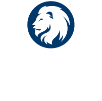 单位标志为部门单色，狮子在中心为深色背景的例子.